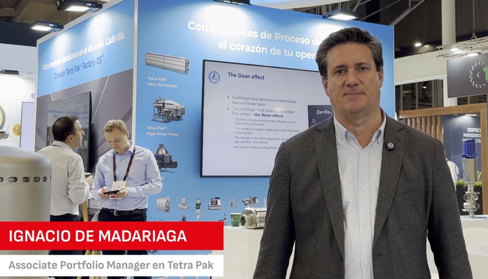 Ignacio de Madariaga, de Tetra Pak, nos recibi� en su stand de Alimentaria FoodTech