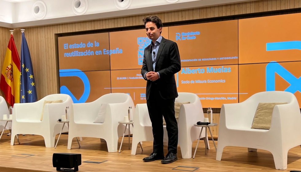 Alberto Muelas, socio de Misura Economics, en un momento de su intervenci�n