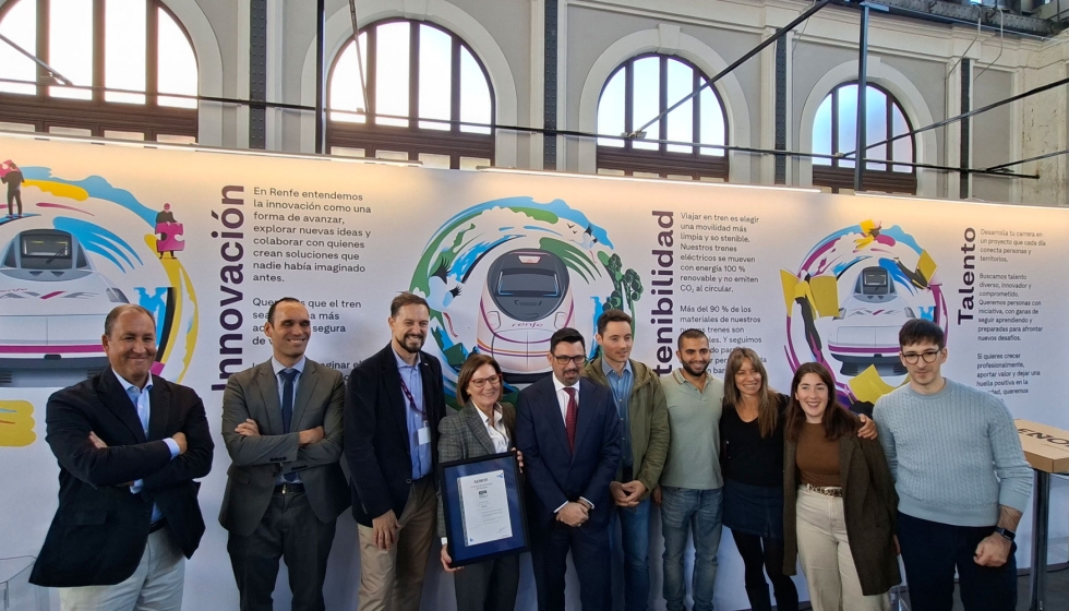 AENOR tambi�n verifica el c�lculo de las emisiones de gases de efecto invernadero de todo el Grupo Renfe en 2025 conforme al est�ndar internacional...