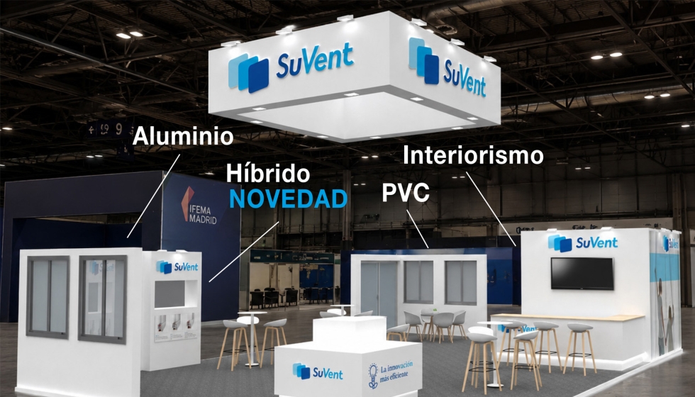 Entre las principales novedades destaca la serie Hibrid, que combina un n�cleo de PVC con un acabado exterior de aluminio...