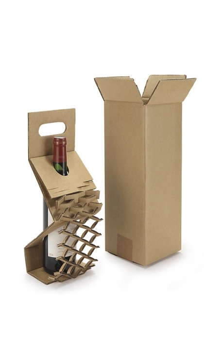 Caja para botellas con sistema de protecci�n extensible, de Raja Espa�a...