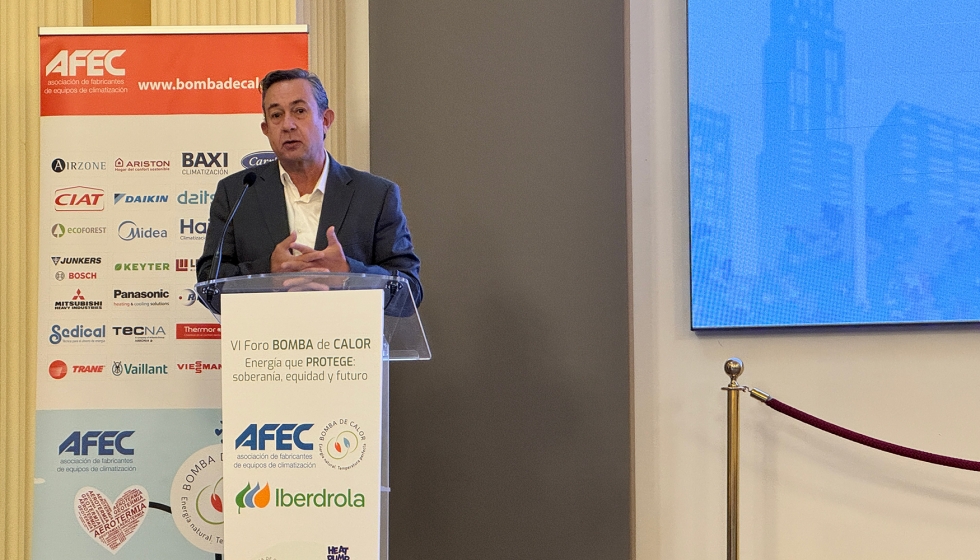 Francisco Perucho, presidente de Afec: �Si queremos descarbonizar, la bomba de calor es la soluci�n�
