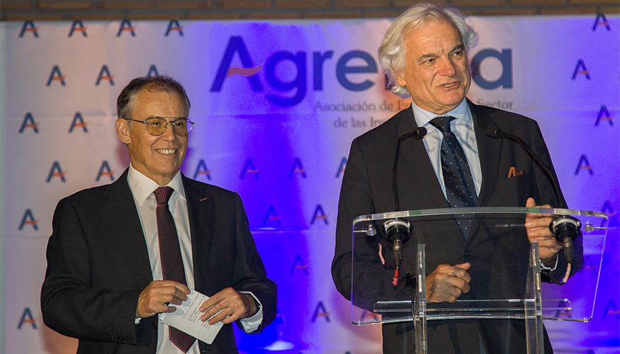 Emiliano Bernardo, presidente de Agremia, junto al presidente de Ceim, Miguel Garrido