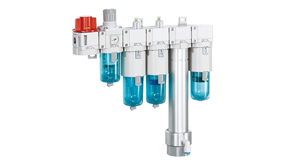 Unidades de tratamiento de aire de SMC, serie HF1-AC-D-X7000, para el sector alimentario y del envasado...