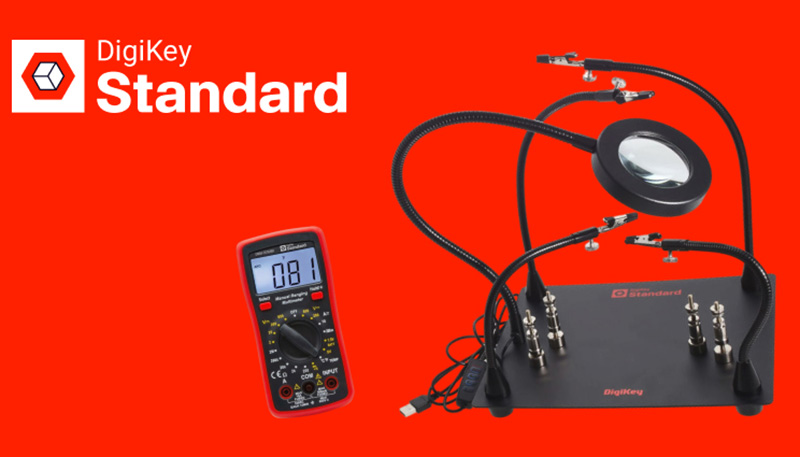 La cartera DigiKey Standard incluye 117 productos, desde herramientas esenciales hasta productos seguros frente a ESD...