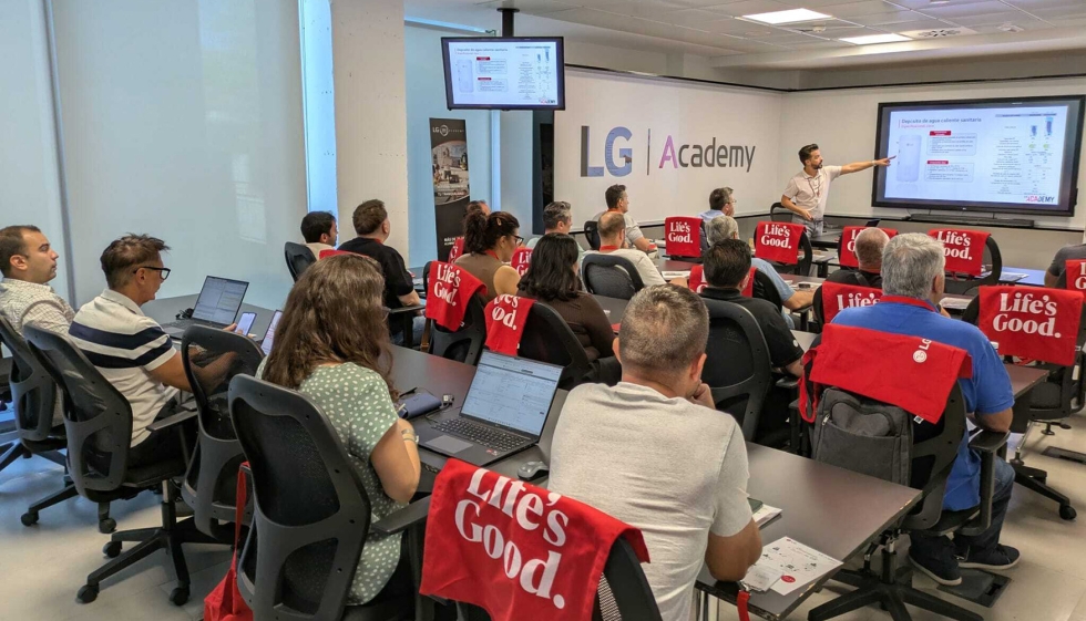LG cuenta con cinco academias HVAC en Espa�a, ubicadas en Madrid, Barcelona, Alicante, Palma de Mallorca y Sevilla...