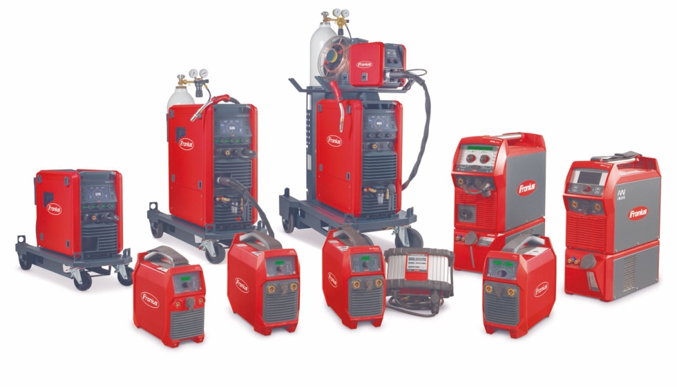 Gama de equipos manuales de soldadura Professional Welding Tools (PWT). Foto: Fronius Espa�a