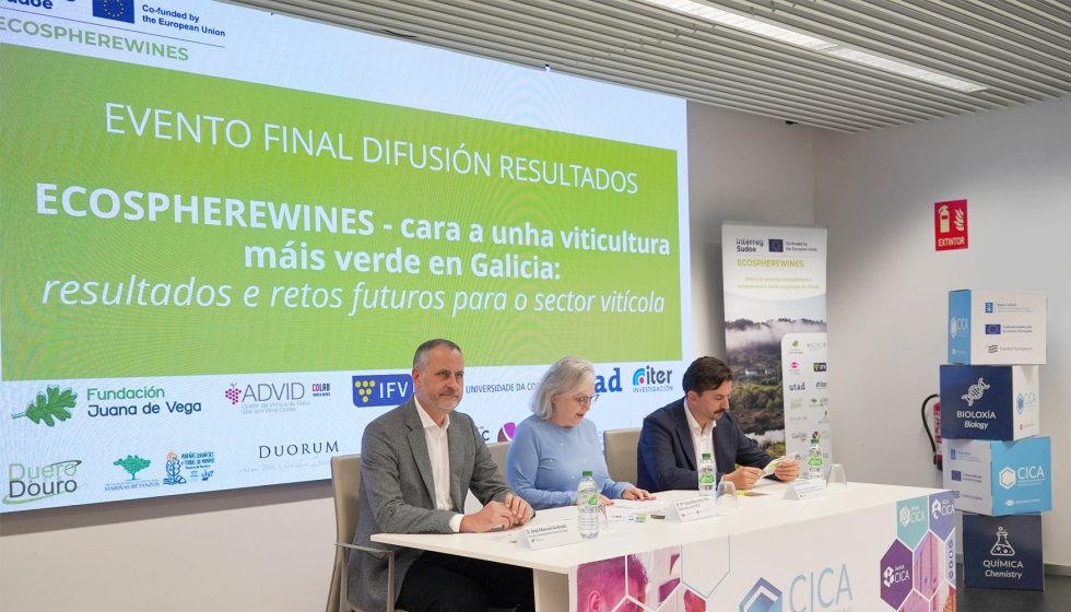 Los socios gallegos del proyecto ECOSPHEREWINES presentaron en el CICA los resultados de la zona experimental de Galicia...