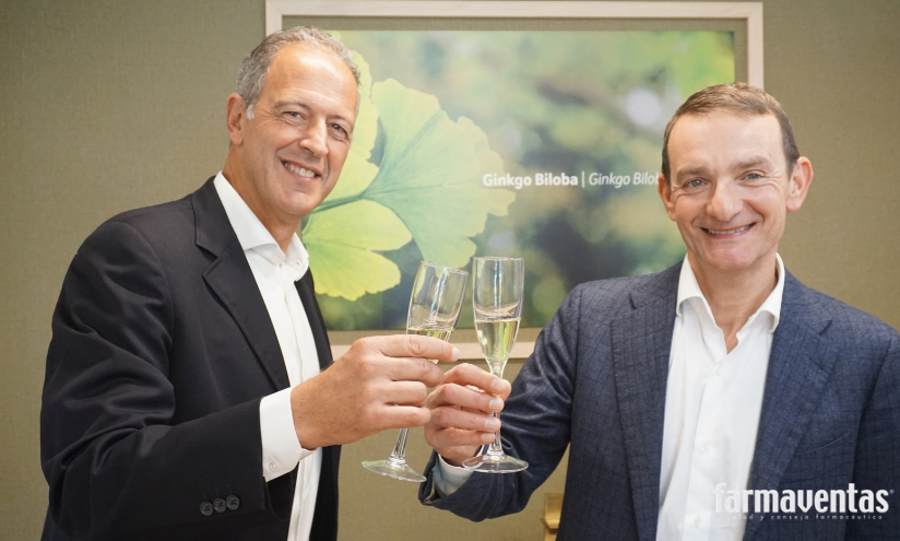 Salvatore Gargano, director general de Aboca Espa�a, y Massimo Mercati, CEO de Aboca
