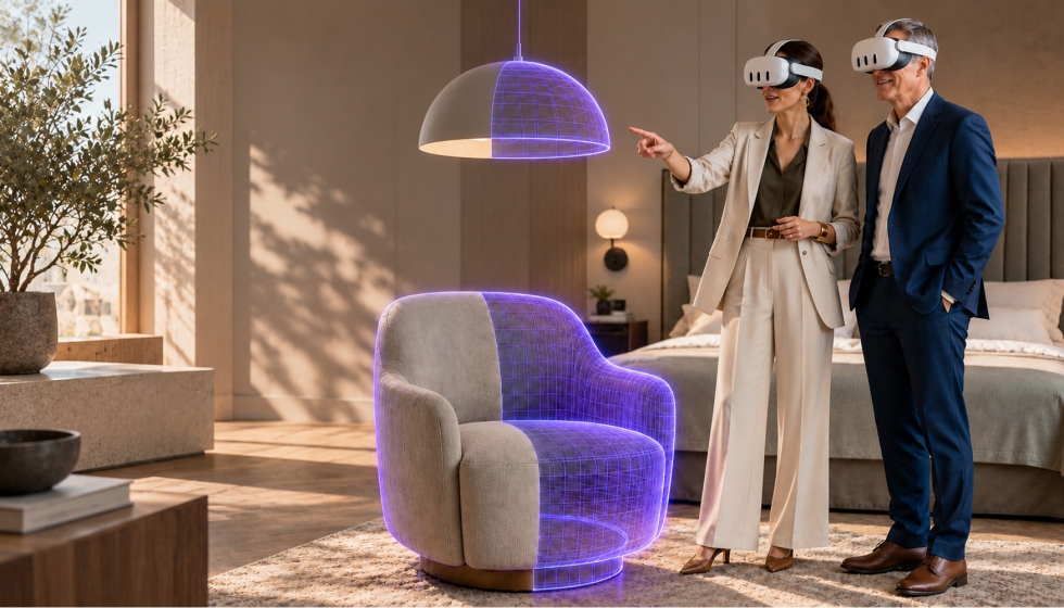 The Virtual Layer permite definir la planta de una estancia desde una pantalla t�ctil y acceder a su representaci�n tridimensional a escala real...