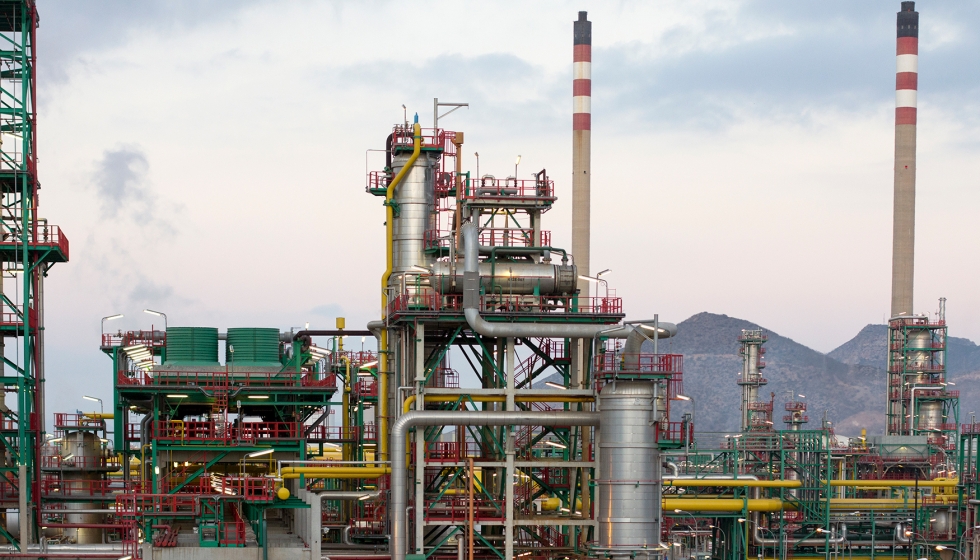 Complejo industrial de Repsol en Cartagena