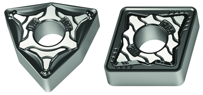 Tigertec Silver ISO P placas con los rompevirutas MP5 y RP5, disponibles para el mecanizado medio y el desbaste en aceros...