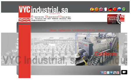 VYC industrial cuenta ahora con una web intuitiva, gil y dinmica