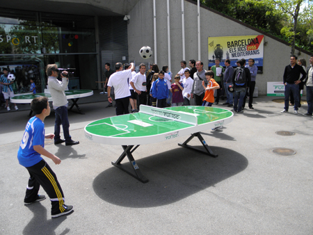 The presentation of the Futtoc in the Olympic Museum of Barcelona had several practical demonstrations