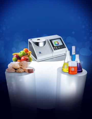 The colorimeter CR-5 is apt for opaque and liquid samples