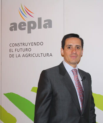 Carlos Palomar, director general de Aepla, durante la pasada Asamblea General