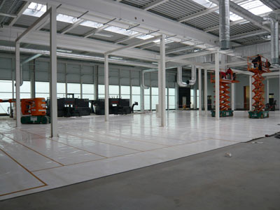 Interior de las nuevas instalaciones