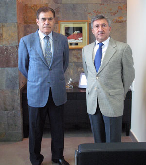 Antonio Postigo (izda.) y Modesto Porto, los dos socios de Maquinser