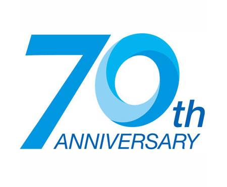Logo Especially designed for the celebration of the 70 anniversary
