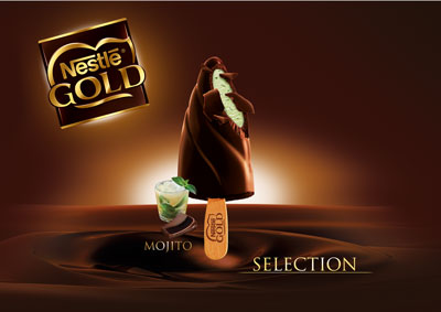 Helado de Mojito de la gama Nestl Gold Selection