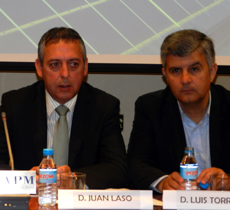 Juan Laso y Luis Torres, miembros de la Junta Directiva de UNEF