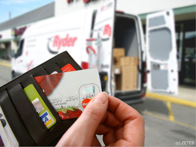El pago a los tranportistas o servicios a domicilio con tarjeta de crdito con chip proporciona numerosas ventajas