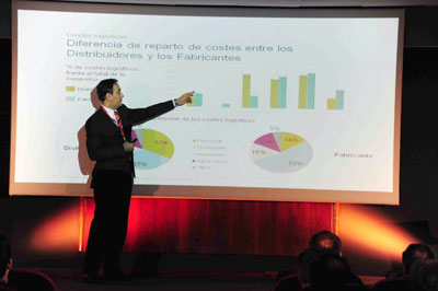 Antonio Rodrguez, general director of the company in Spain, during the presentation of the study