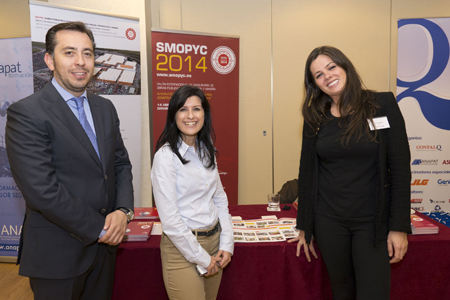 De izquierda a derecha: Sergio Diloy, Arancha Morquecho y Elena Garriga, en el I Foro del Alquiler