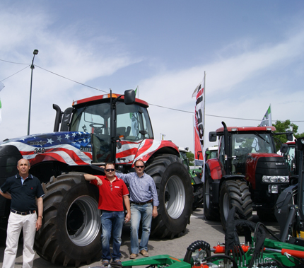 Stand Of Marry IH in the 40 Fair of Agricultural Machinery of Antequera