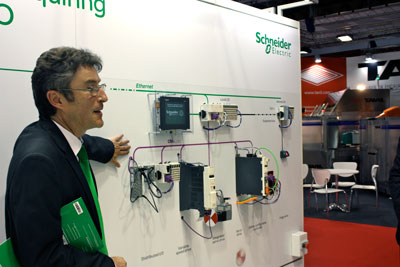 Pere Garriga, responsable de desarrollo de las Soluciones de Control High Performance Motion de Schneider Electric Espaa...