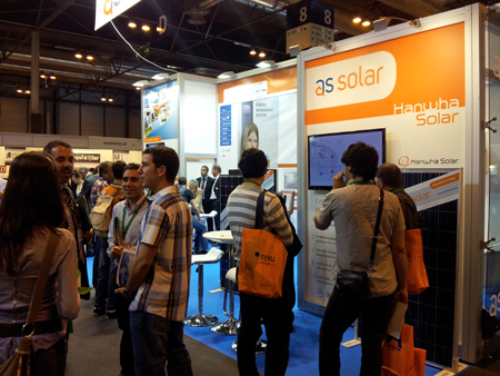 Hanwha SolarOne se present en el stand de AS Solar de Genera 2012