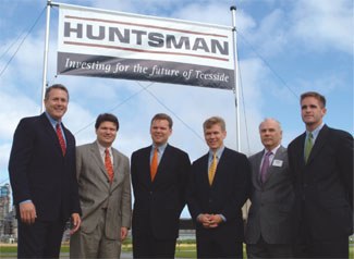  Directivos de Huntsman Petrochemicals. El tercero por la izquierda es Peter Huntsman, presidente y consejero delegado de Huntsman...