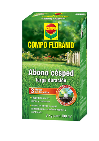 El abono Compo Floranid permite un abonado inmediato y de larga duracin para un periodo de 3 meses sin peligro de quemaduras...
