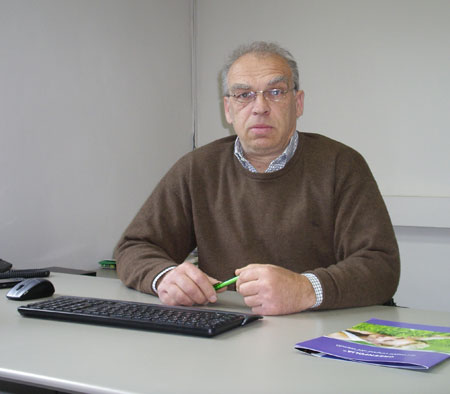 Sergio Hooghvorst, ingeniero agr�nomo del departamento t�cnico de Rocalba