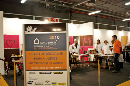 Los Talleres de bricolaje se dedicaron al pblico femenino en la edicin de 2010 de Eurobrico