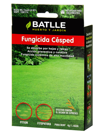 El 'Fungicida Csped' de Semillas Batlle es muy til a partir de cuando aparecen las primeras manchas en el csped