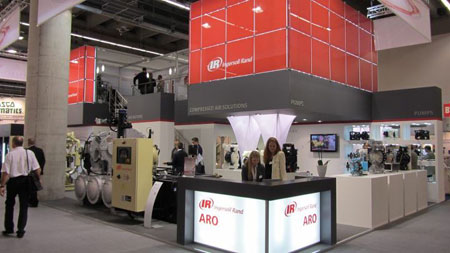 Stand de la compaa en Achema 2012