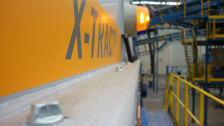 El Titech x-tract est procesando un promedio de 12 t/h en el Ecoparque de La Rioja