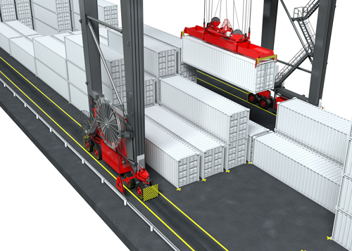 Las alternativas de alimentacin Konecranes para gras RTG son modulares...