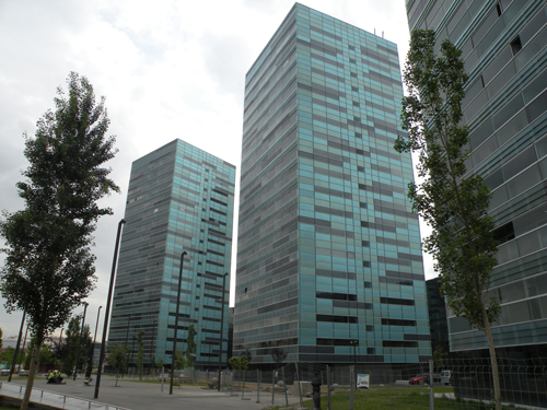 La Pla�a Europa de Barcelona, una de las nuevas �reas de negocios de la Ciudad Condal