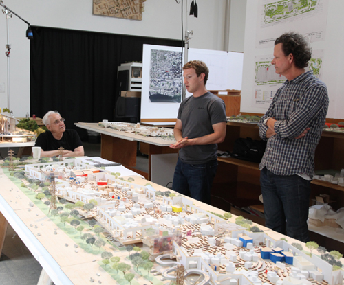 El nuevo edificio se conectar� con el resto del campus mediante un t�nel subterr�neo. Foto: Mark Zuckerberg