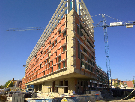 Obras de ampliacin de la Universidad Carlos III en Getafe