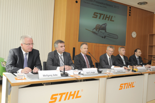 Presentaci�n de los resultados del Grupo Stihl