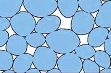 Polvo redondeado � Elevada densidad