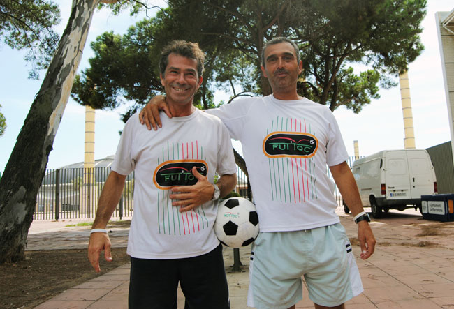 Joan Cano e Ildefonso Fernndez (Tot), dos de los fundadores del futtoc