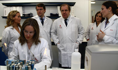 Inauguraci�n de los laboratorios Aquimisa, en Salamanca