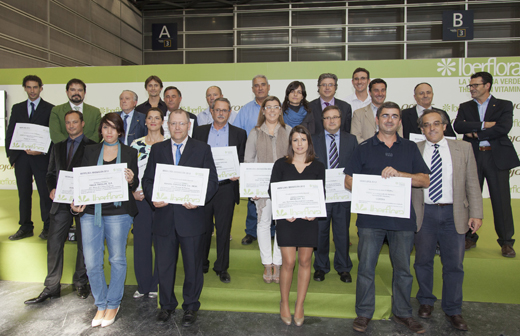 Ganadores de los Premios a la Innovacin Iberflora 2012