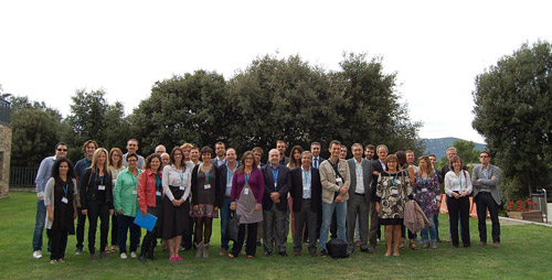 Foto de familia de los asistentes a la 3 Jornada dImmersi Estratgica del sector Txtil - Moda