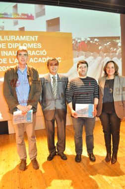 Eduardo Brandao, director en BASF Construction Chemicals Iberia (segundo por la izquierda), junto a los premiados