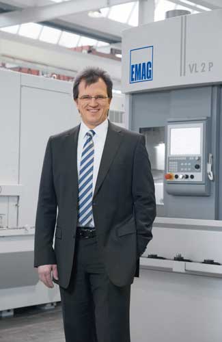 Guido Hegener, director gerente de Emag Salach Maschinenfabrik GmbH